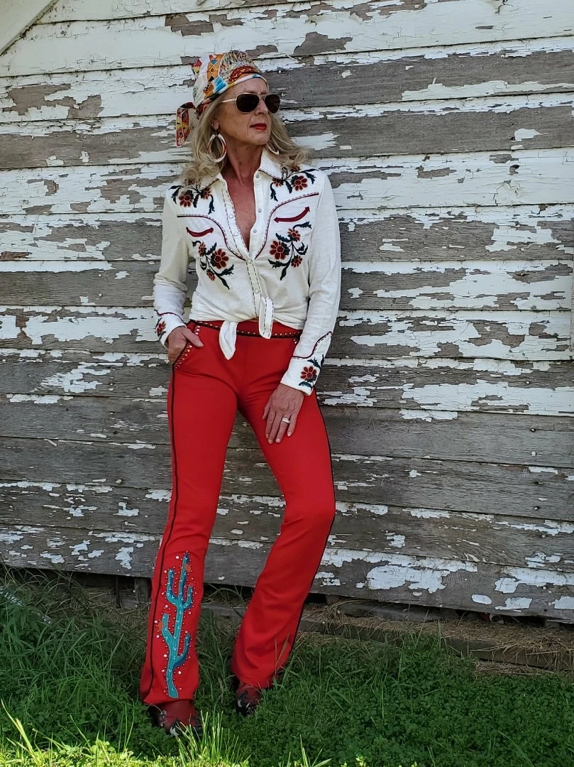 New โ Double D Ranch Wear Rodeo Trails Pant ๐งจ 5 Double D Ranch Wear Rodeo Trails Pant