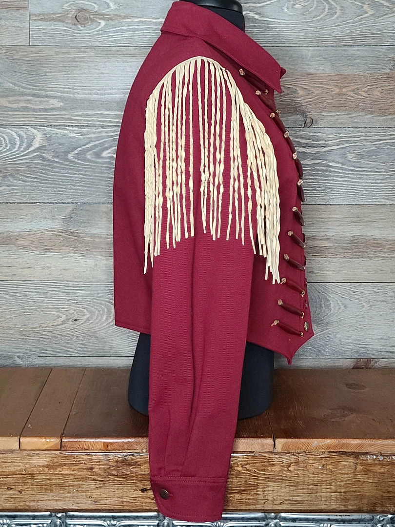 Brand new โค๏ธ Double D Ranch Wear Cropped Wine Colored Jacket TIFFIANY'S CLOSET ๐ 4 Double D Ranch Wear Cropped Wine Colored Jacket TIFFIANY'S CLOSET